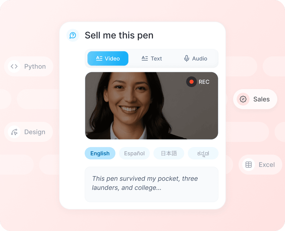 Text, Audio or Video thumbnail