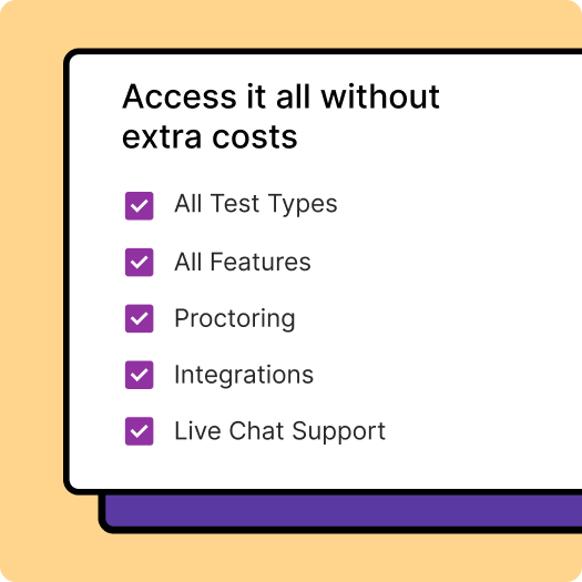 Illustration for feature: All Features without extra costs