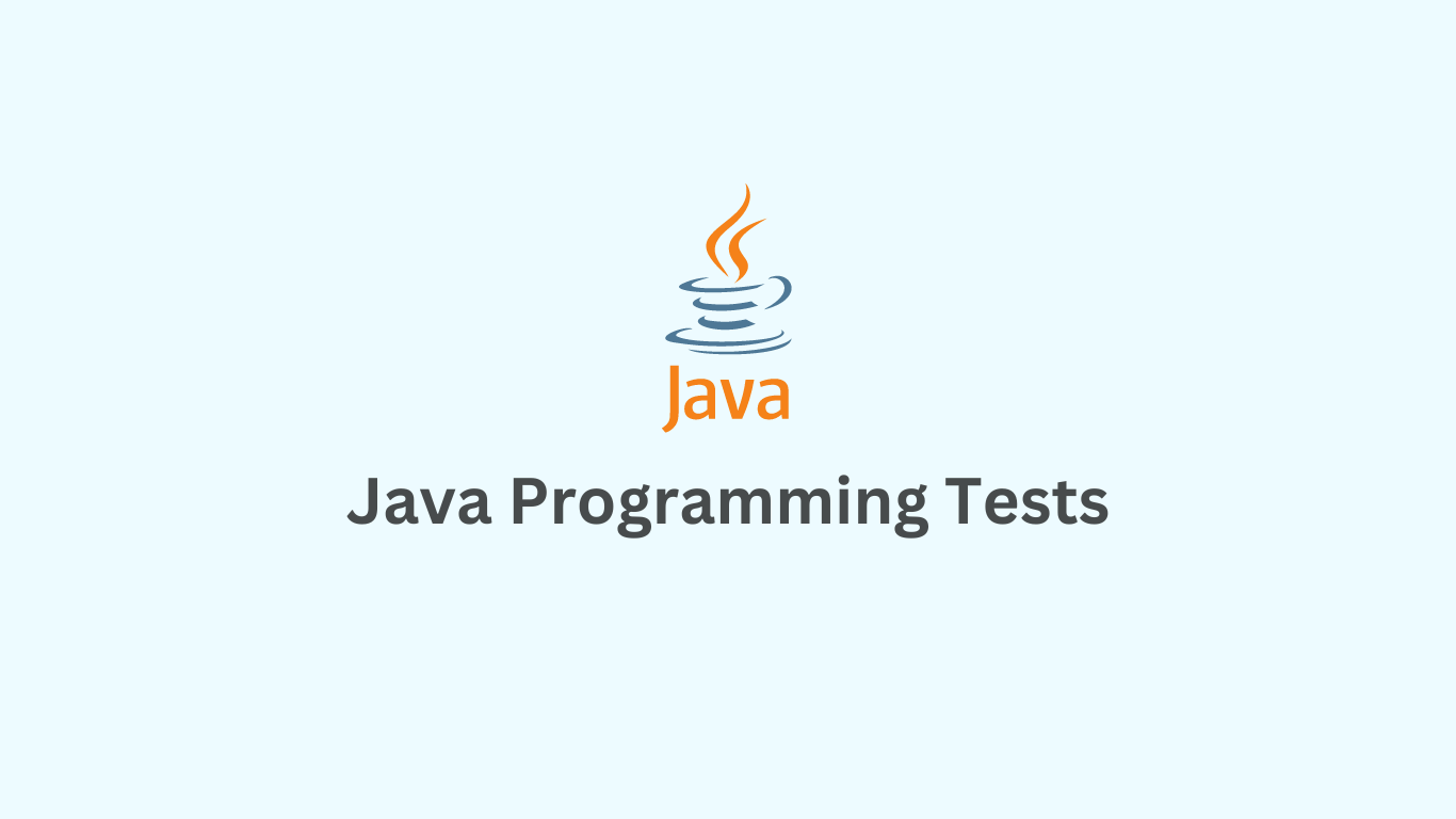 Java Programming Tests's thumbnail