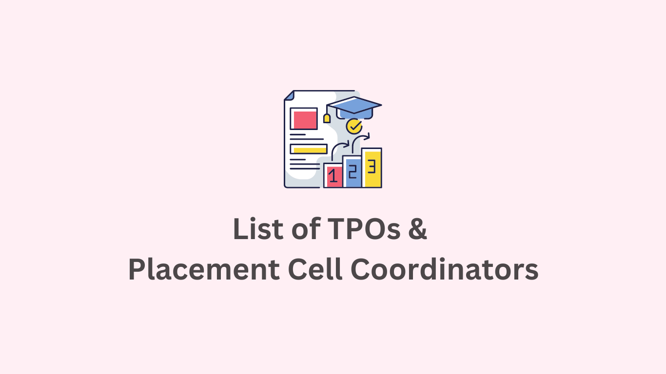 List of TPOs & Placement Cell Coordinators's thumbnail