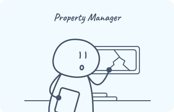 Property Manager mobile illustration