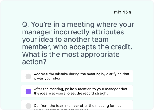 Add Situational Judgement Test (SJT) Questions's thumbnail